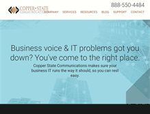 Tablet Screenshot of copper-state.com